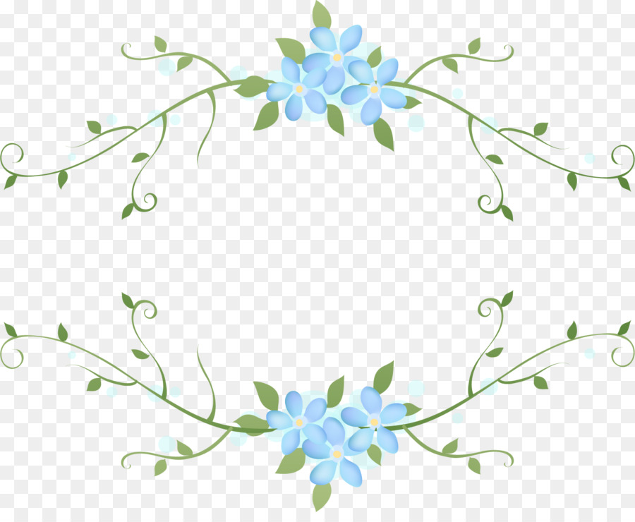 Cadre Floral，Fleurs PNG