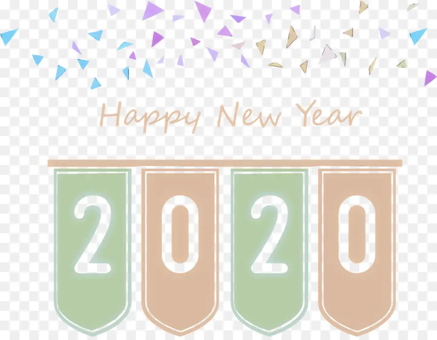 Bonne Année 2020，Nouvelle Année PNG