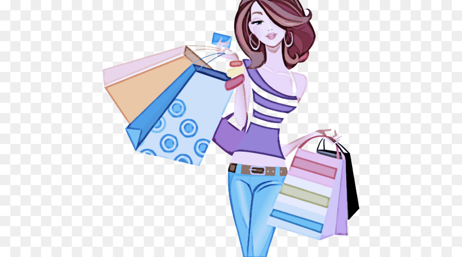 Shopping Femmes，Filles PNG