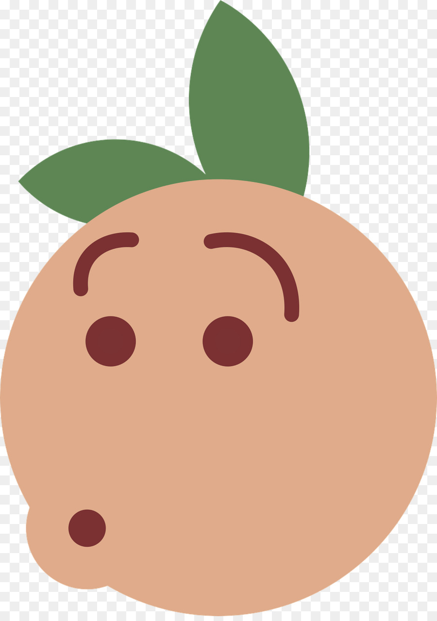 Emoji Orange，Fruit PNG