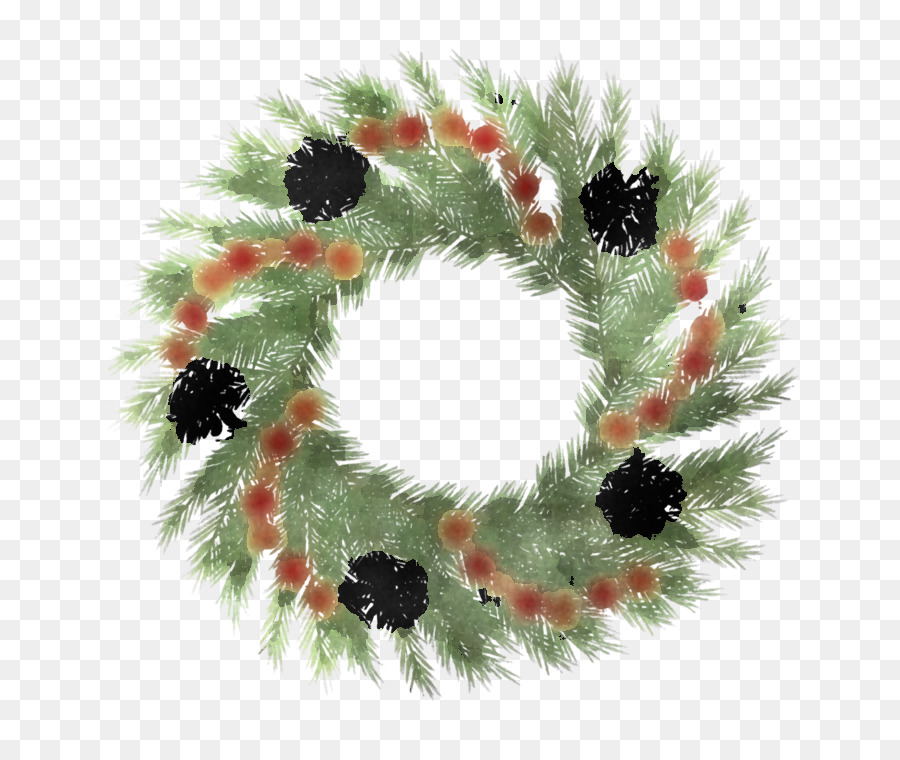 Couronne De Noël，Vert PNG