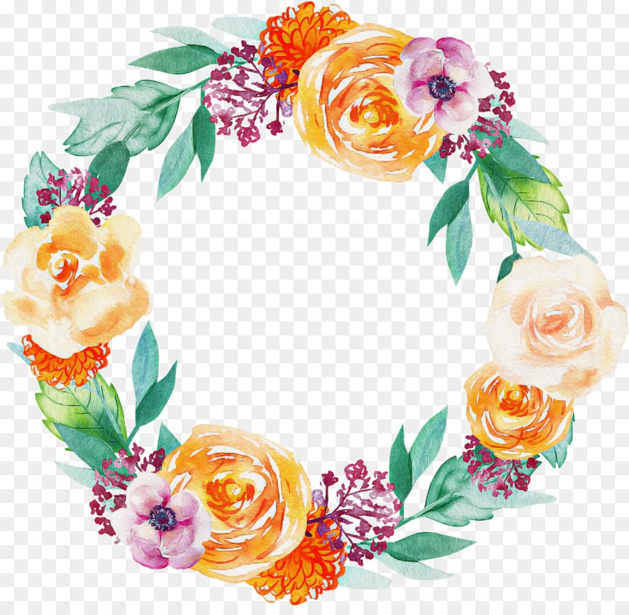 Couronne Florale，Fleurs PNG