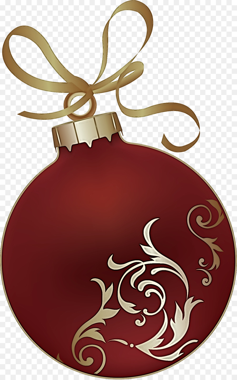 Ornement De Noël，Rouge PNG