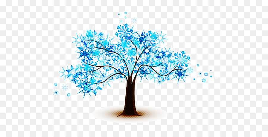 Arbre Bleu，Hiver PNG