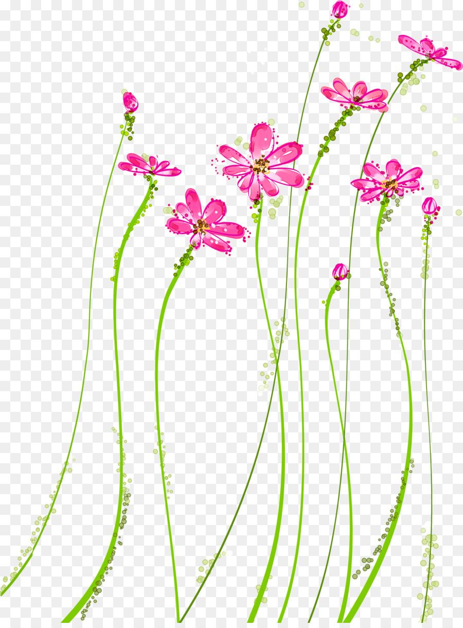 Fleurs Violettes，Fleurir PNG