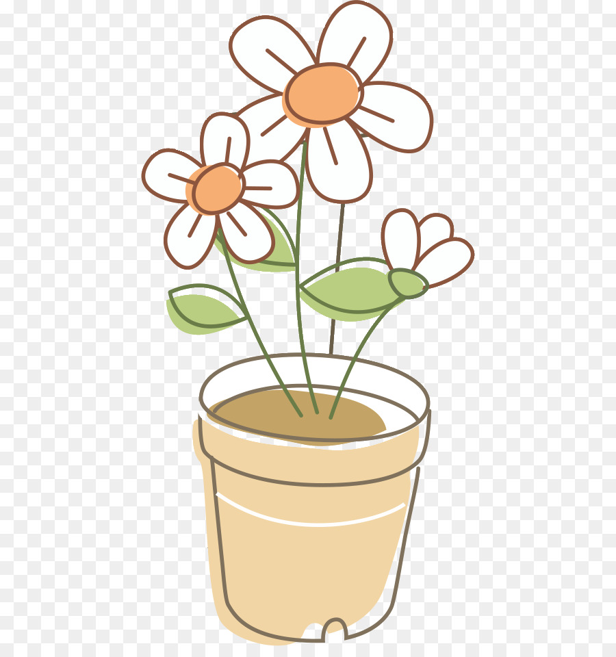 Fleur，Pot PNG