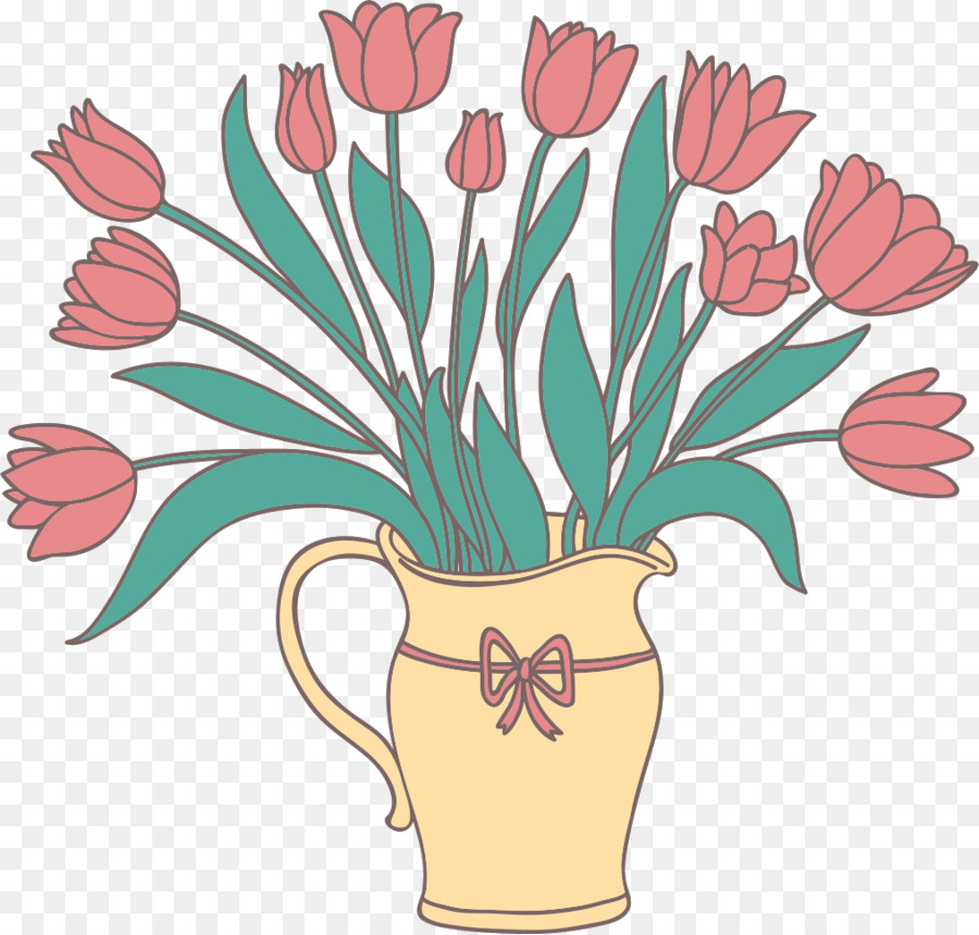 Flowerpot，Fleur PNG