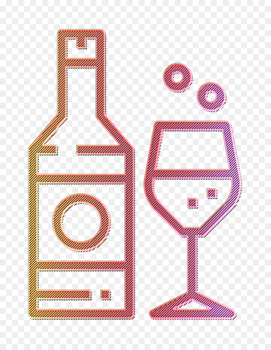 Bouteille De Vin Et Verre，Alcool PNG