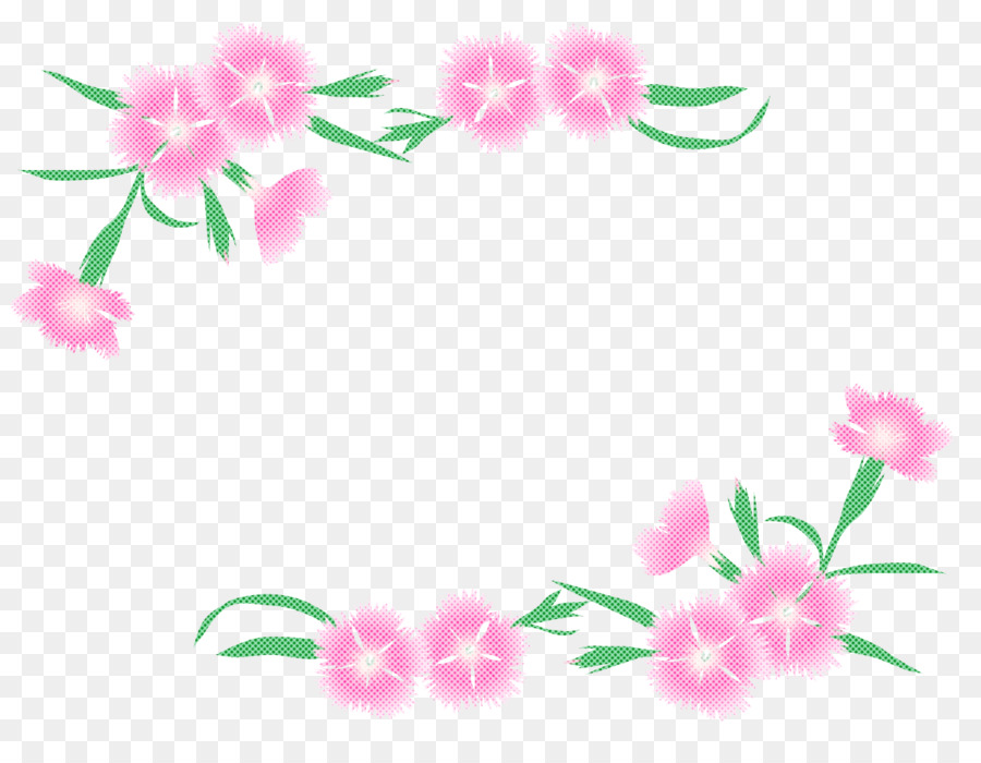 Cadre Floral，Fleurs PNG