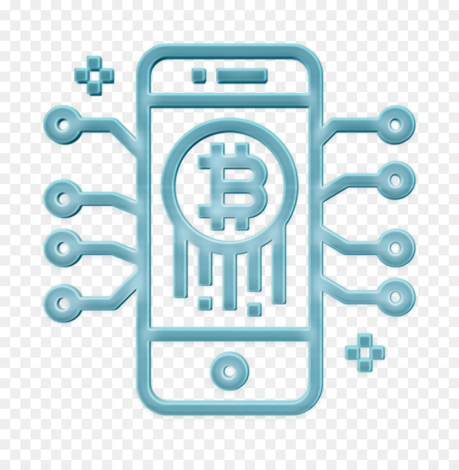 Icône Mobile Bitcoin，Crypto Monnaie PNG