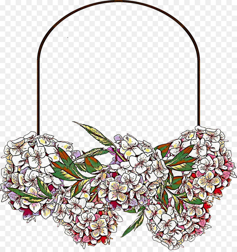 Couronne Florale，Fleurs PNG