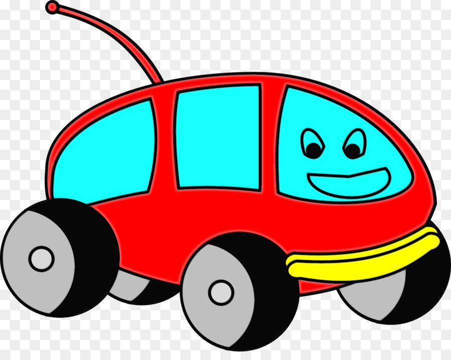 Voiture De Dessin Animé，Orange PNG