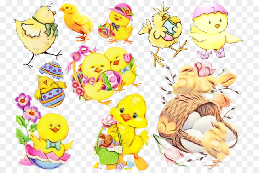 Poussins，Pâques PNG