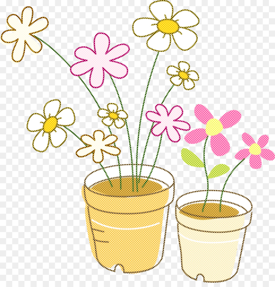 Flowerpot，Fleur PNG