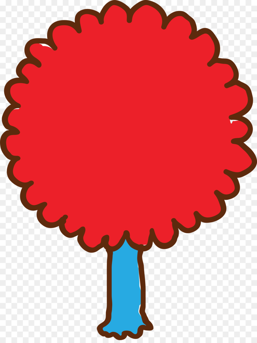 Arbre，Rouge PNG