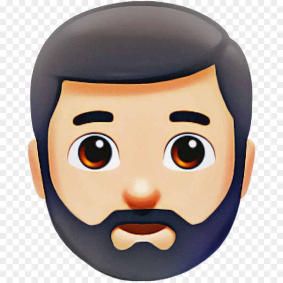 Emoji Barbu，Affronter PNG