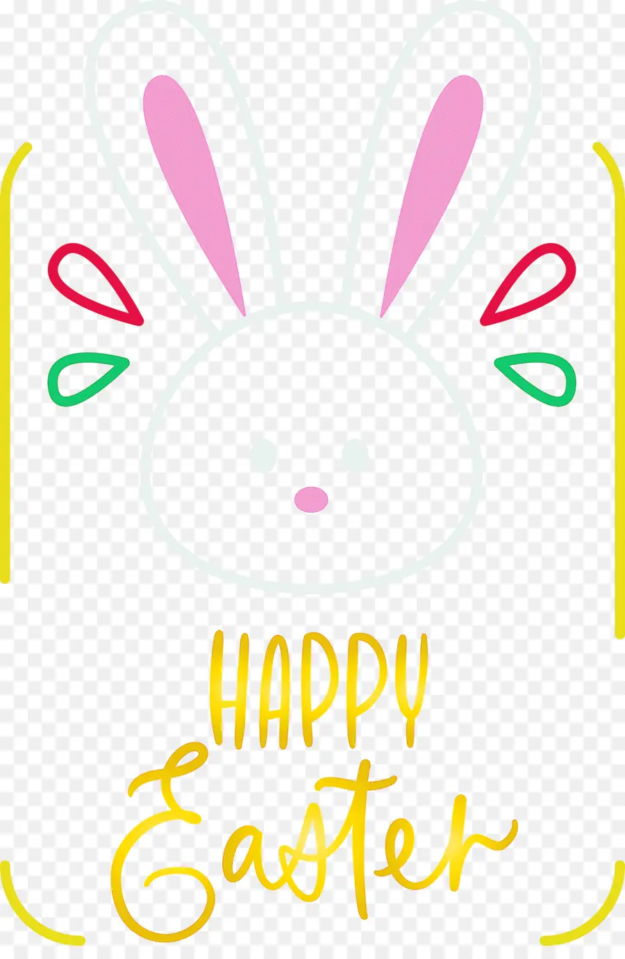 Lapin De Pâques，Oreilles PNG