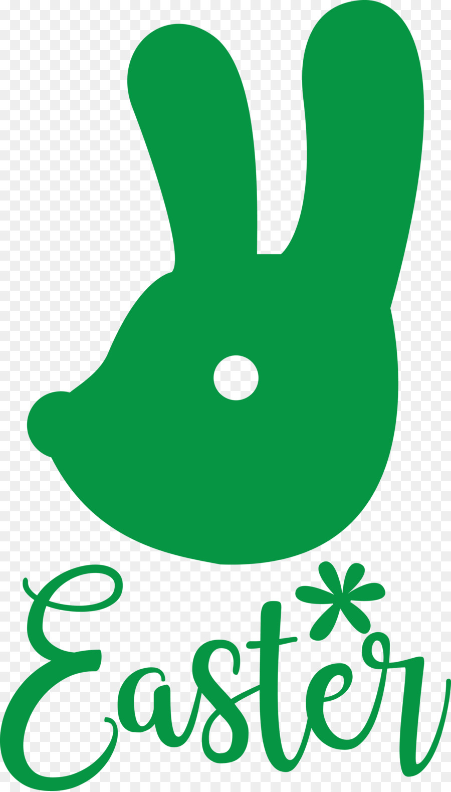 Silhouette De Lapin De Pâques，Lapin PNG