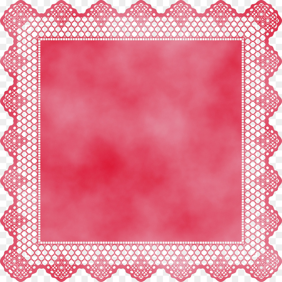 Bordure En Dentelle Rouge，Dentelle PNG