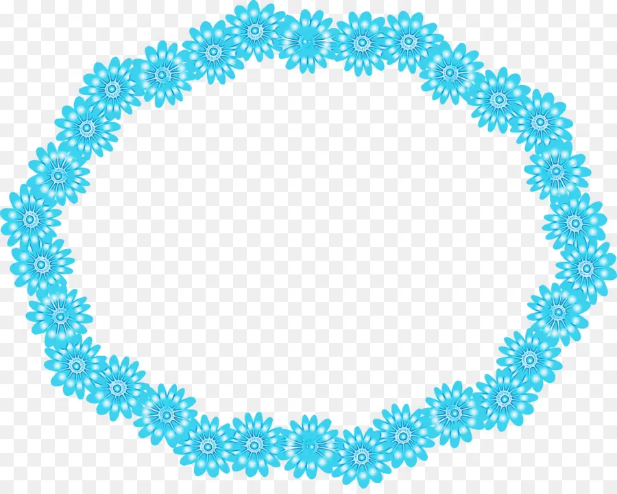 Fleurs Bleues，Couronne PNG