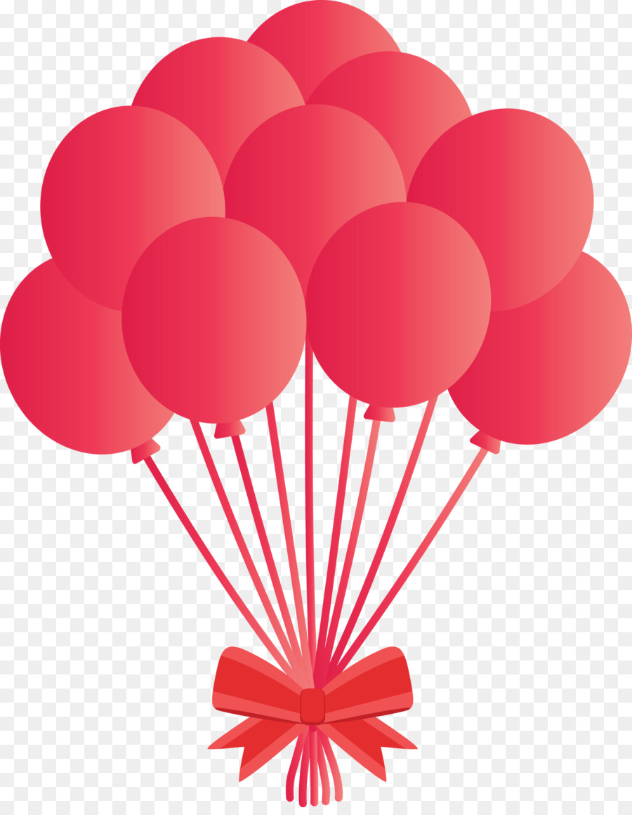 Ballons Coeur，Amour PNG