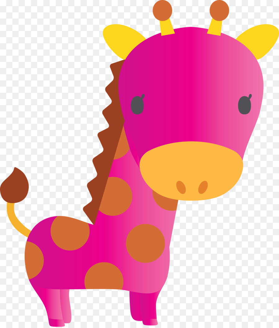 Girafe，Rose PNG