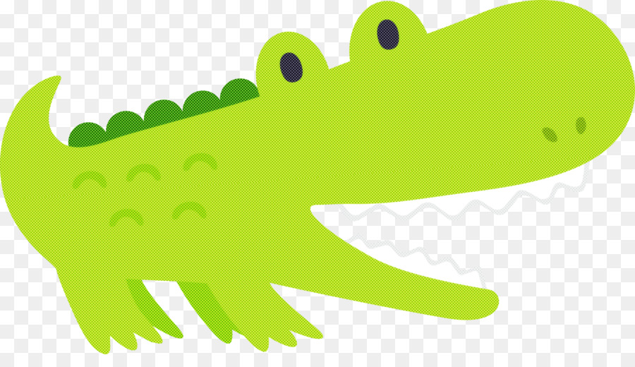 Crocodile，Vert PNG