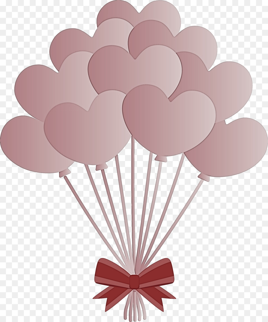 Ballons Coeur，Amour PNG