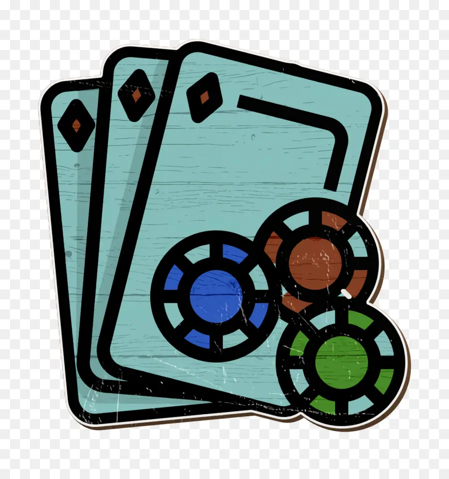 Cartes à Jouer Et Jetons，Poker PNG