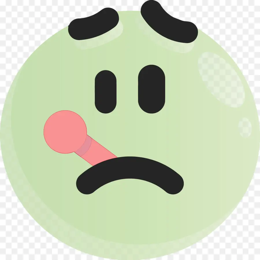 Emoji Malade，Affronter PNG