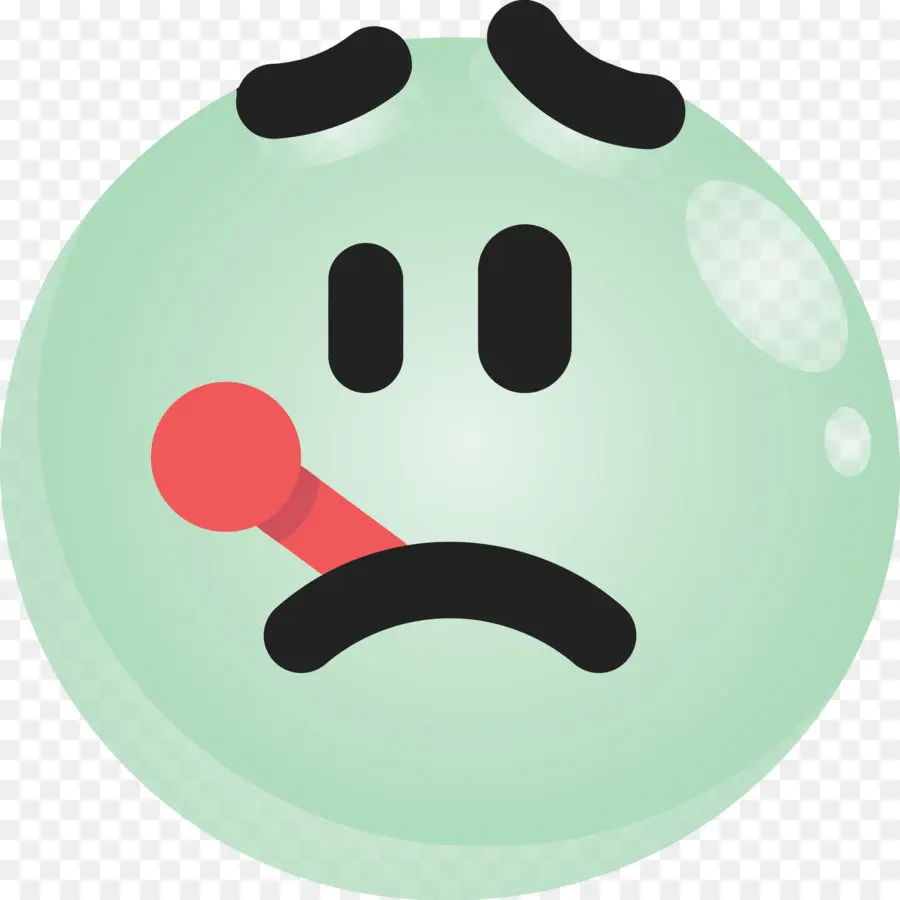 Emoji Malade，Affronter PNG