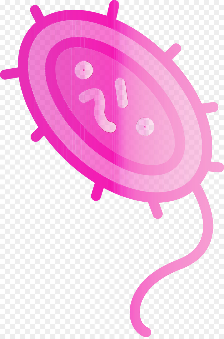 Bactérie Rose，Microbe PNG