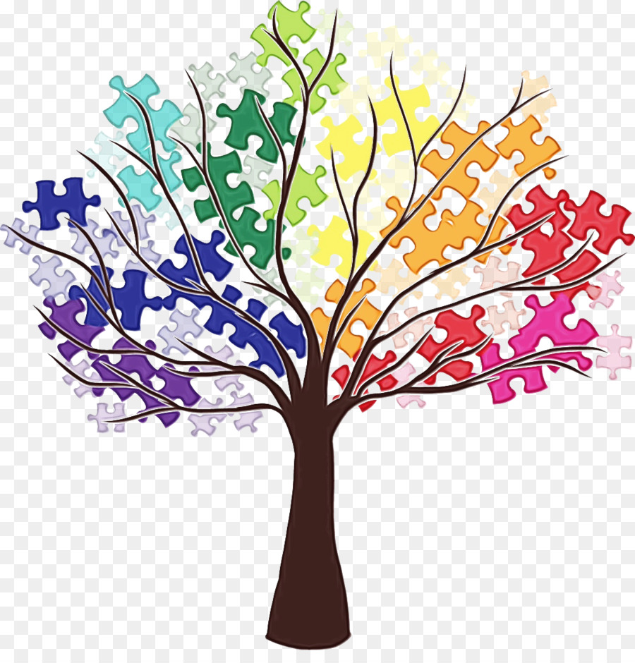 Arbre De Puzzle，Pièces De Puzzle PNG