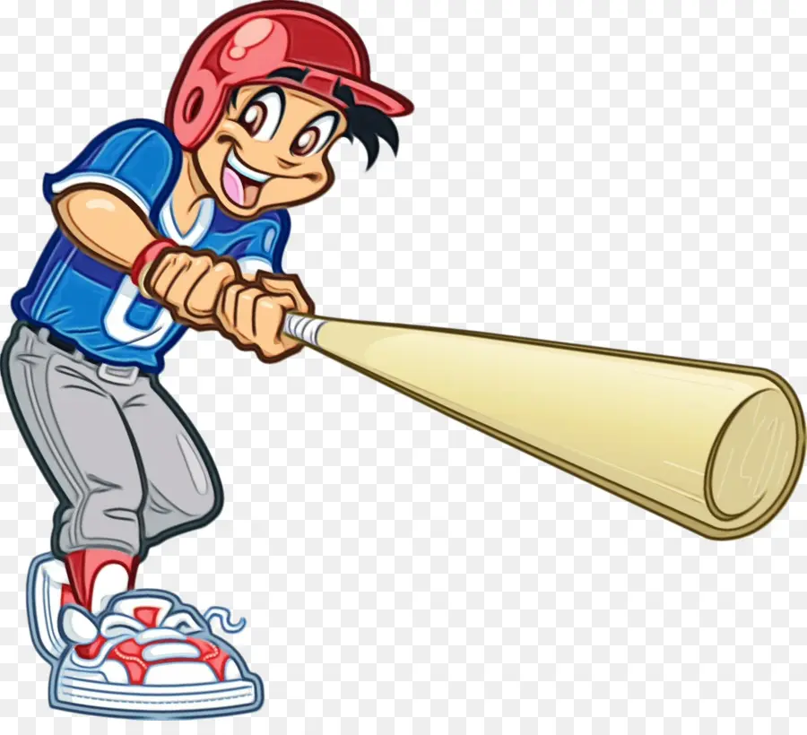 Dessin Animé，Batte De Baseball PNG