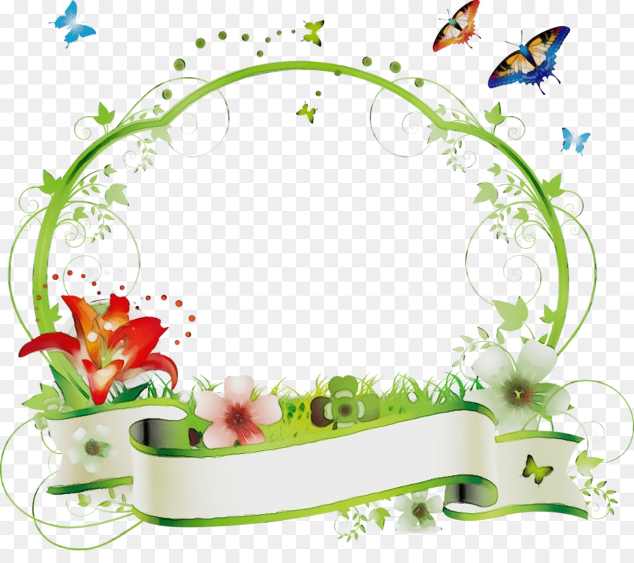 Cadre Floral，Fleurs PNG