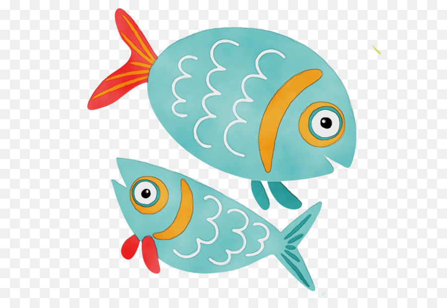 Les Poissons，Turquoise PNG