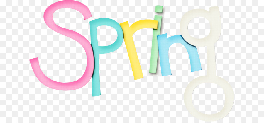 Texte De Printemps，Coloré PNG