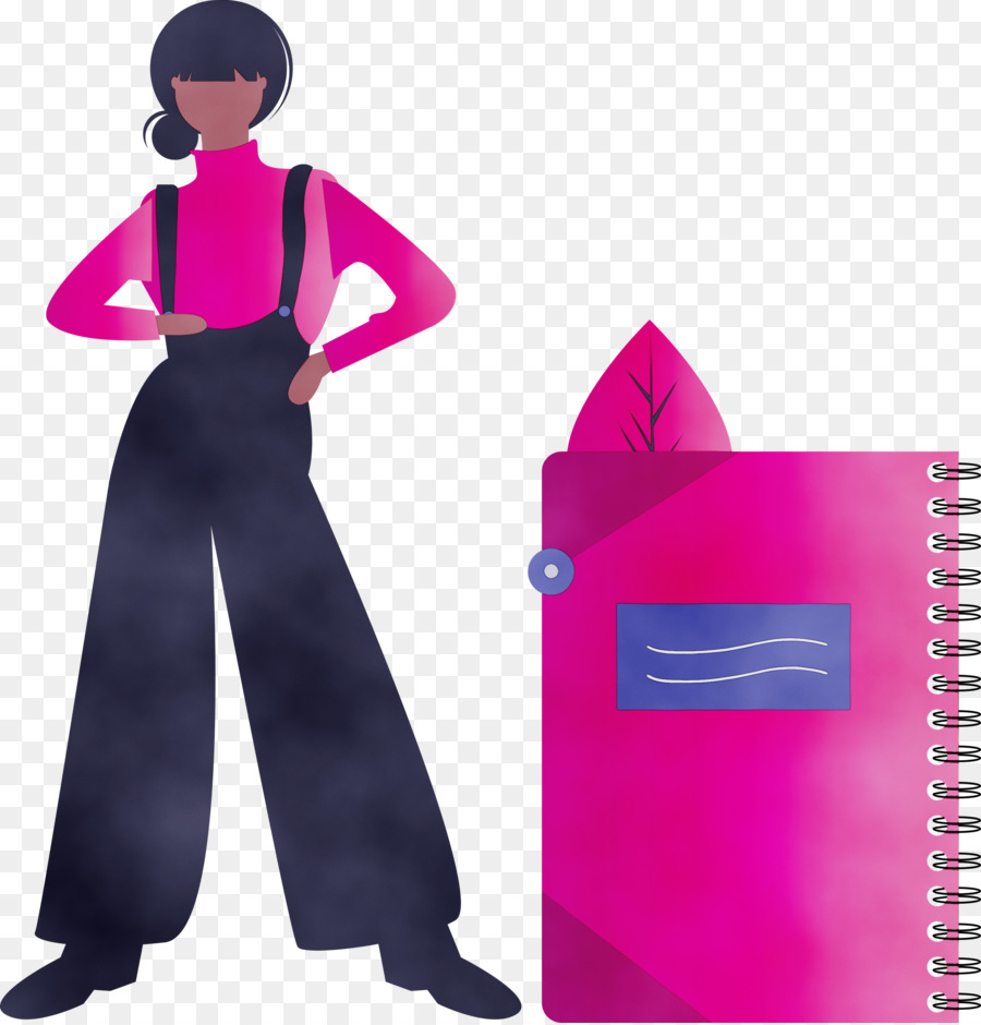 Personne Avec Ordinateur Portable，Carnet De Notes PNG