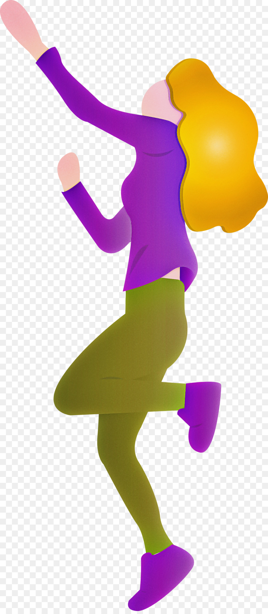 Fille Qui Saute，Action PNG