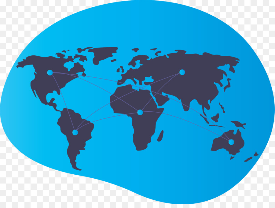 Turquoise，Globe PNG