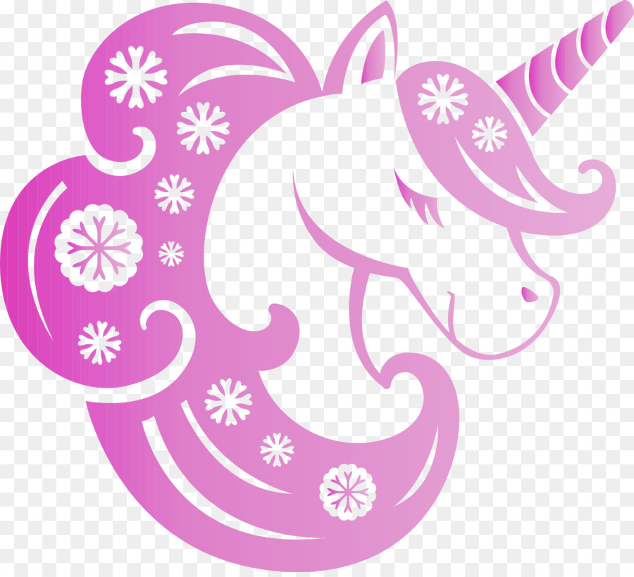 Licorne Rose，Licorne PNG