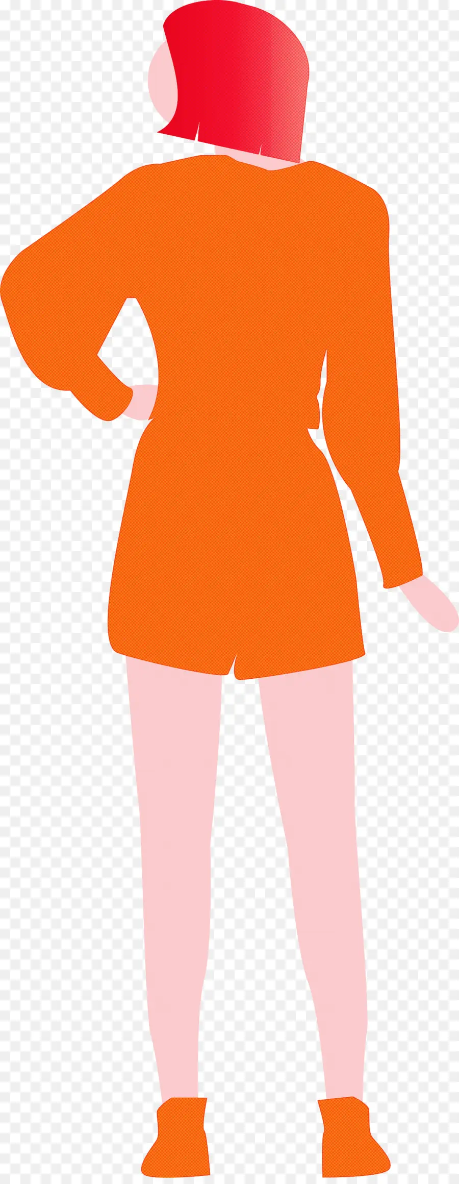 Orange，Vêtements PNG