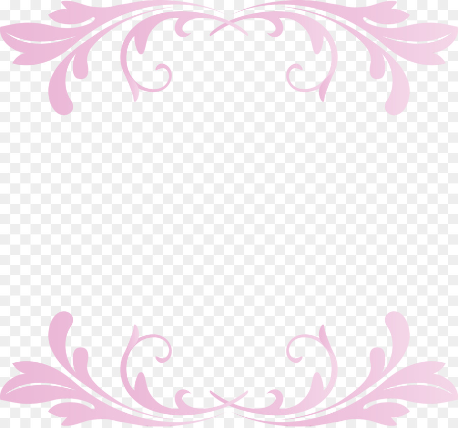 Cadre Rose，Tourbillons PNG