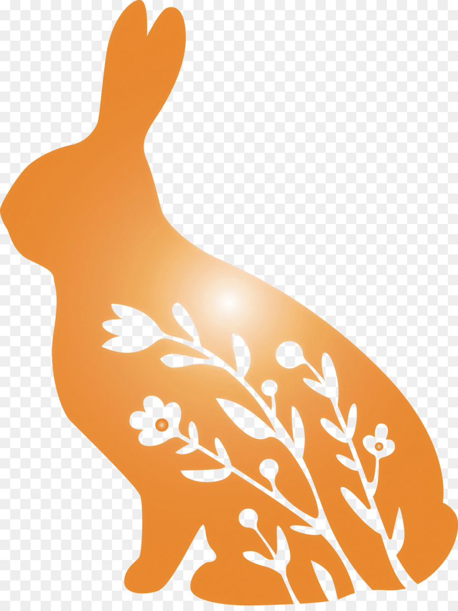 Silhouette De Lapin，Lapin PNG