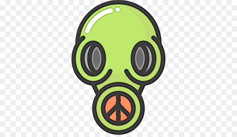 Masque à Gaz Vert，Masque PNG