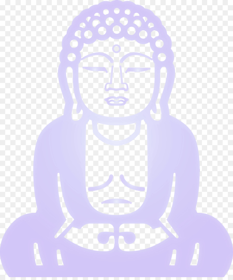 Bouddha，Violet PNG