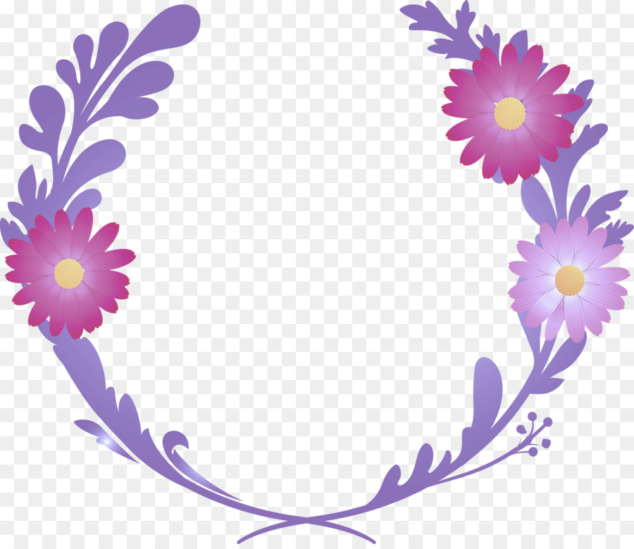 Cadre Floral，Fleurs PNG