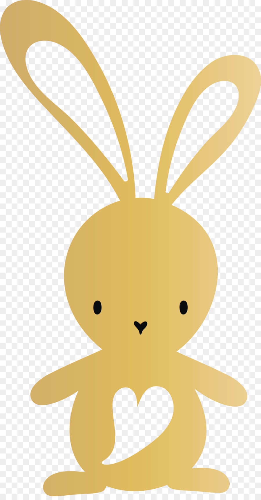 Silhouette De Lapin，Lapin PNG