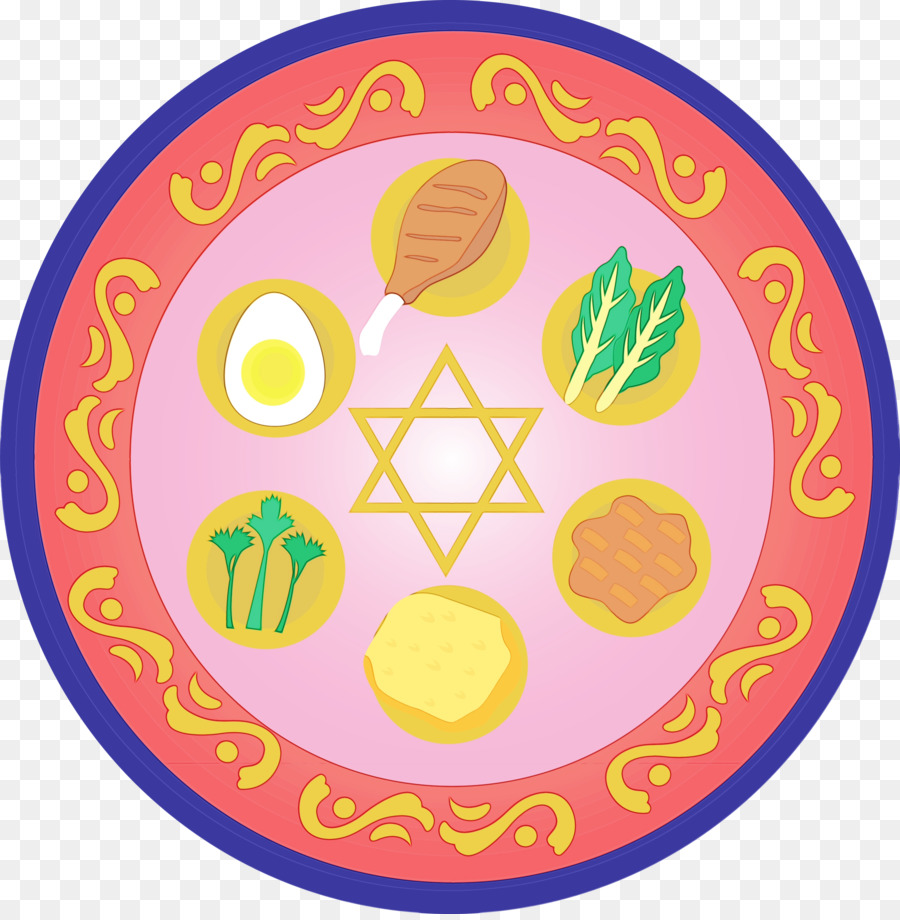 Assiette Du Séder，Pâque PNG