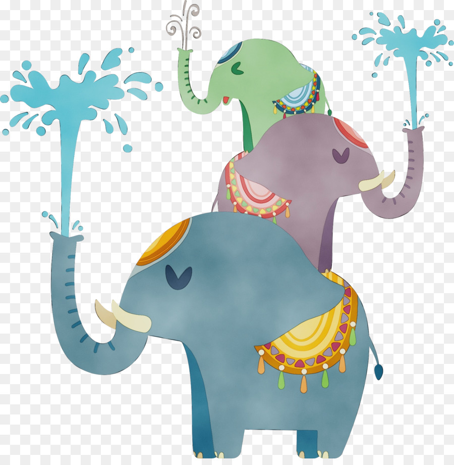 Les éléphants，Eau PNG